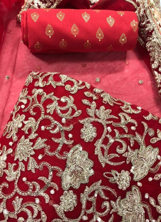 Kilruba 65 Colours Vol 2 Hot Pink Net  Pakistani Suit Kilruba k-65 R