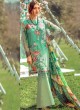 Green Pure Cotton Pakistani Designer Suit Riwayat By Kilruba SC018455