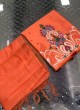 Orange Pure Cotton  Pant Style Suit Naye Rang By Kilruba SC018447