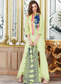 Charizma Festive Collection Hit Designs Colours BY Kilruba 43B Green Cocktail Pakistani Shalvar Kameez