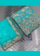 Turquoise Net Bridal Pakistani Suit 65 Colours By Kilruba SC018699