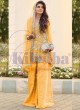 Yellow Net Bridal Pakistani Suit 65 Colours By Kilruba SC018700
