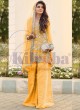Yellow Net Bridal Pakistani Suit 65 Colours By Kilruba SC018700 Yellow Net Bridal Pakistani Suit 65 Colours By Kilruba SC018700