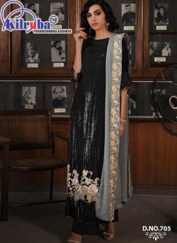 Kilruba 705 Super Hit Designs 2020 Pakistani Long Suits Collection