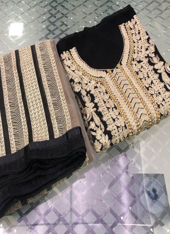 Black Georgette Party Wear Pant Style Pakistani Suit Hit Designs 2020 By Kilruba SC018413