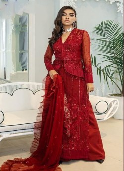 Red Net Party Wear Pakistani Suit Hit Designs 2020 By Kilruba SC018415