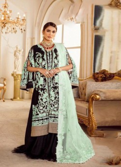 Black Georgette Designer Pakistani Salwar Kameez 80 Colors By Kilruba SC018437