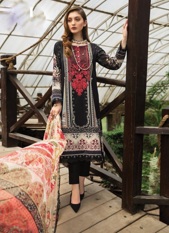 Afrozeh Lawn 20 By Kilruba 28001 Black Cotton Designer Pakistani Lawn Suit Afrozeh Lawn 20 By Kilruba 28001 Black Cotton Designer Pakistani Lawn Suit