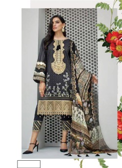 Iris Lawn Vol 20 K-30 By Kilruba Black Party Wear Pakistani Suit SC-017070