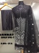 Black Net Embroidered Pakistani Suits Jannat Gold Vol 1 01A Color By Kilruba SC/013608 Black Net Embroidered Pakistani Suits Jannat Gold Vol 1 01A Color By Kilruba SC/013608