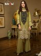 Green Georgette Embroidered Pakistani Suits Summer Dream 4001 By Kilruba