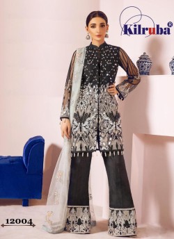 Jannat Freesia 12004 By Kilruba Black Wedding Wear Pakistani Suit SC-017390