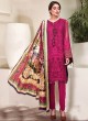 Magenta Georgette Eid Wear Pakistani Suit Super Hit Designs By Kilruba SC018291