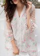 White Net Pakistani Suit Jannat Formal Collection 10001 By Kilruba SC/016614