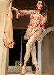 Beige Net Pakistani Suit Jannat Formal Collection 10002 By Kilruba SC/016615