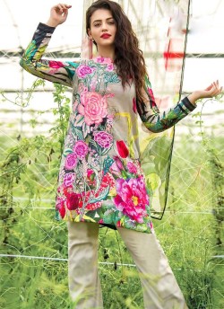 Multicolor Pure Cotton Pakistani Suit Asifa Nabeel Lawn Collection Vol 19 21005 By Kilruba SC/016172