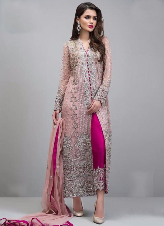 Pink Georgette Designer Pakistani Salwar Kameez 67 Colours 67A By Kilruba SC-018363