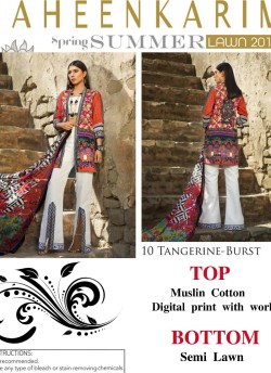 Multicolor Muslin Cotton Party Wear Pakistani Suit 10 By Kilruba SC/015835