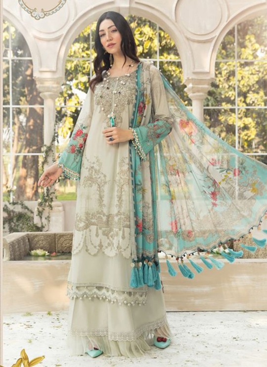 Multicolor Lawn Eid Wear Pakistani Suit Mprint Lawn Collection 2020 25001 By Kilruba