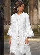 White Net Embroiderd Wedding Wear Pakistnai Suit 0032 Colours 0032N By Kilruba SC/018270