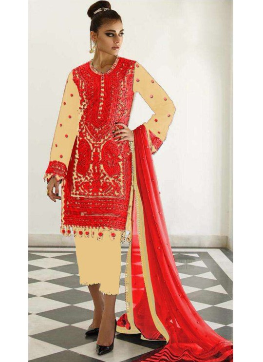 Black Georgette  Designer Pakistnai Suit 74 Colours 74B By Kilruba SC/018733
