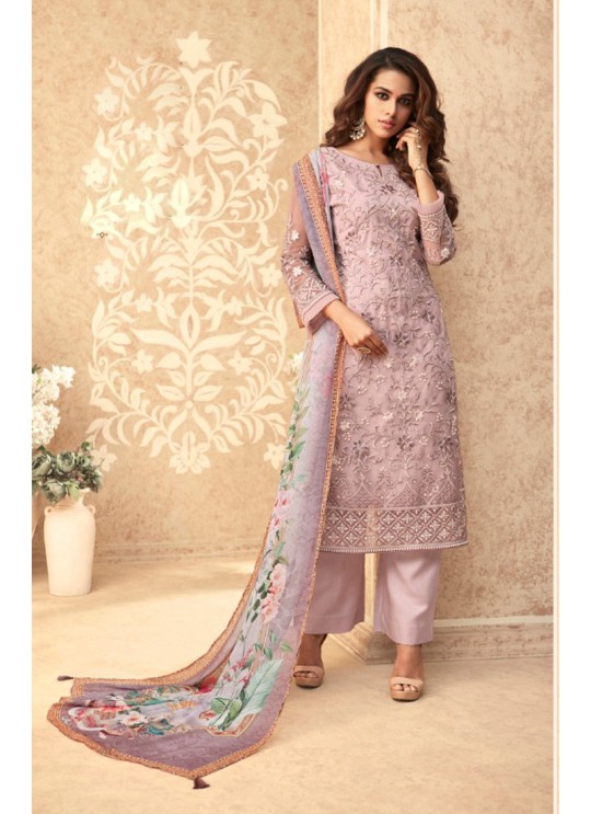 Pink Net Embroiderd Designer Pakistnai Suit 91 Series 92 By Kilruba SC/018671