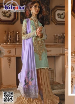 Green Georgette Pakistani Suit K-114 By Kilruba SC/018903