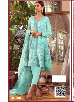 Blue Georgette Pakistani Suit K-128 By Kilruba SC/019045