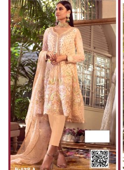 Peach Georgette Pakistani Suit K-128A By Kilruba SC/019046