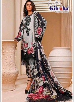 Multicolor Lawn Cotton Pakistani Suit  K-64 By Kilruba SC/018317