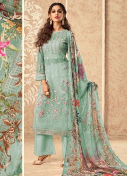 Sea Green Net Pakistani Suit K-94FBy Kilruba SC/019012