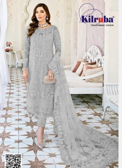 K 97 Colours By Kilruba Georgette Embroidered Pakistani Salwar