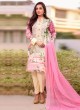 Rang Rasiya Royal Soiree Dupatta By Kilruba 29004 Cream Cotton Party Wear Pakistani Lawn Suit