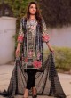 Rang Rasiya Royal Soiree Dupatta By Kilruba 29005 Black Cotton Party Wear Pakistani Lawn Suit