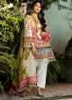 Yellow Jam Silk Designer Pakistani Suit Sana Safinaz Vol 4 By Kilruba With Cotton Dupatta 32004