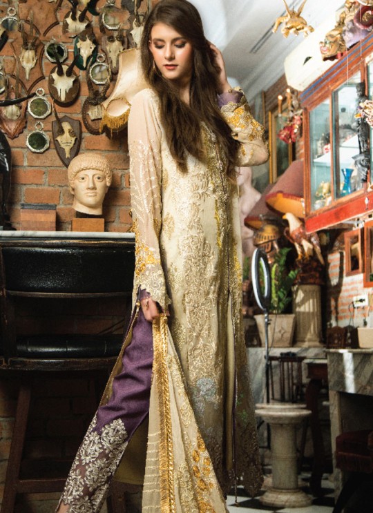 Yellow Faux Georgette Pakistani Suits Jannat Zq 9001 By Kilruba SC/016338