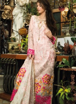 Peach Faux Georgette  Pakistani Suits Jannat Zq 9002 By Kilruba SC/016339