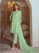 K-148 Colors K-148 A Green Georgette Party Wear Pakistani Suit SC/019415