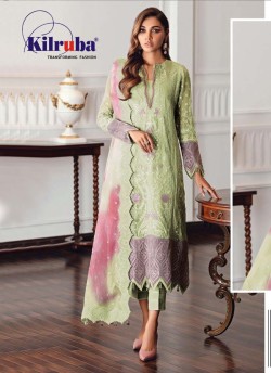K-189 Colors K-189 Pista Green Georgette Party Wear Pakistani Suit SC/019724