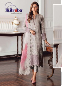 K-189 Colors K-189 B Grayish Georgette Party Wear Pakistani Suit SC/019726