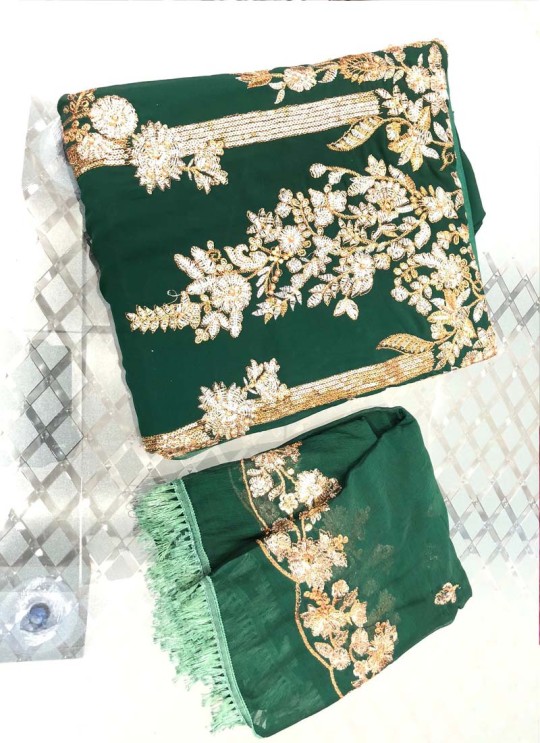 Kilruba K172 Colors K-172 Green Georgette Party Wear Pakistani Suit SC/019733