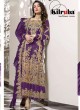 Kilruba K172 Colors K-172A Purple Georgette Party Wear Pakistani Suit SC/019734
