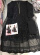 K-188 Colors K-188 A Black Georgette Party Wear Pakistani Suit SC/019723