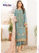 Kilruba K-191 Colors K-191 Turquoise Georgette Party Wear Pakistani Suit SC/019741
