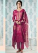 Magenta Cotton Satin Straight Cut Suit Sohni Vol 8 161 By Kimora Fashion