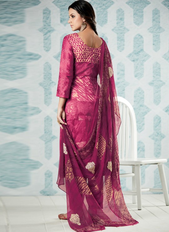 Magenta Cotton Satin Straight Cut Suit Sohni Vol 8 161 By Kimora Fashion Magenta Cotton Satin Straight Cut Suit Sohni Vol 8 161 By Kimora Fashion