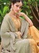 Yellow Dola Silk Palazzo Suit Kimora Vol 4 K-033 By Kimora Fashion