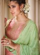 Pink Dola Silk Palazzo Suit Kimora Vol 4 K-035 By Kimora Fashion