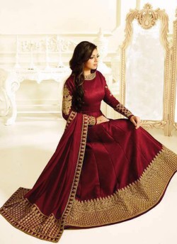 Nitya Vol 104 By LT Fabrics 1401 to 1410 Series Drashti Dhami Wedding Wear Full Length Anarkali Suits Collection 2019