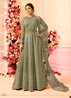 Green Georgette Floor Length Anarkali Nitya Vol-122 2204 By Lt Fabrics